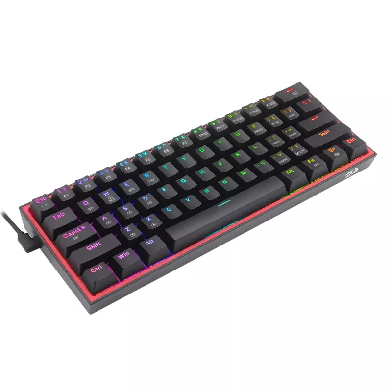Klávesnica REDRAGON FIZZ PRO K616-RGB B Gaming USB RF Wireless Bluetooth QWERTY čierna červená