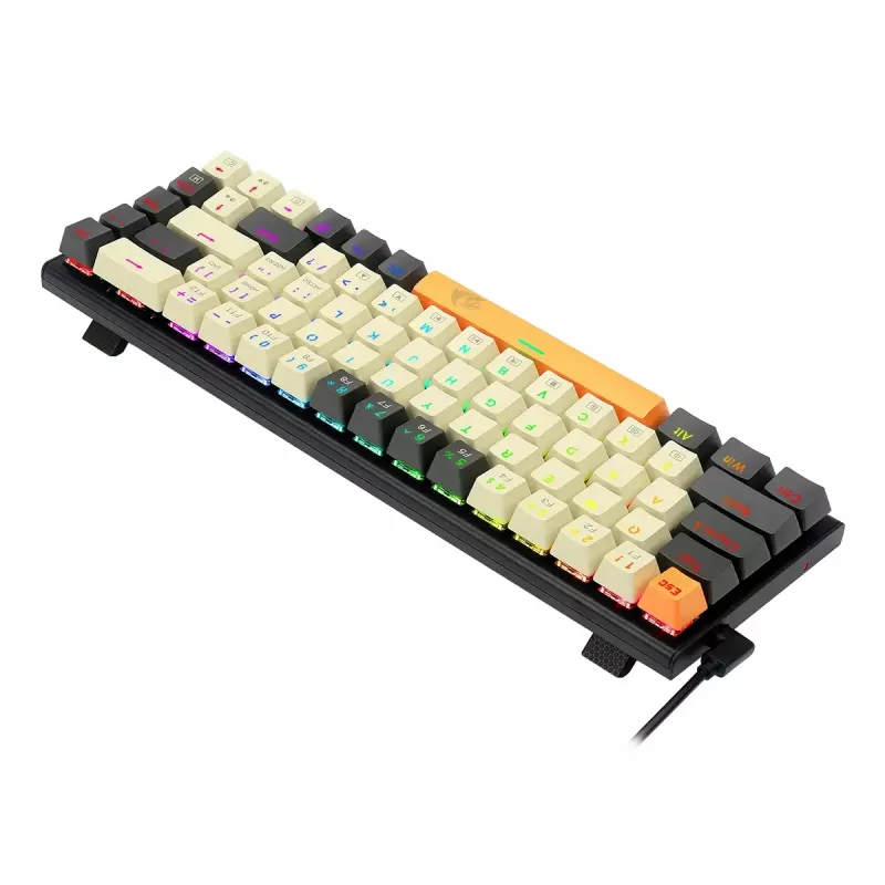 Klávesnica REDRAGON K633CGO-RGB Ryze Mechanical Wired USB čierna biela