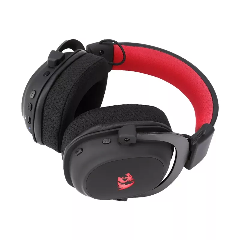 Káblové Bluetooth slúchadlá cez uši REDRAGON H510 Zeus Pro RGB – 20–20000 Hz, 1,8 m kábel, čierna