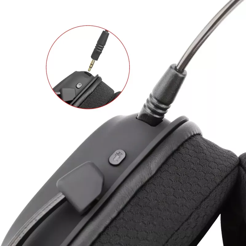 Káblové Bluetooth slúchadlá cez uši REDRAGON H510 Zeus Pro RGB – 20–20000 Hz, 1,8 m kábel, čierna