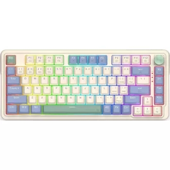 Mechanická klávesnica REDRAGON K673CPG-RGB-PRO — kompaktný dizajn s RGB podsvietením, káblová, mechanické spínače