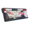 Mechanická klávesnica REDRAGON K686AK-RGB-PRO — RF Wireless + USB, Navy White, 1,5 m kábel