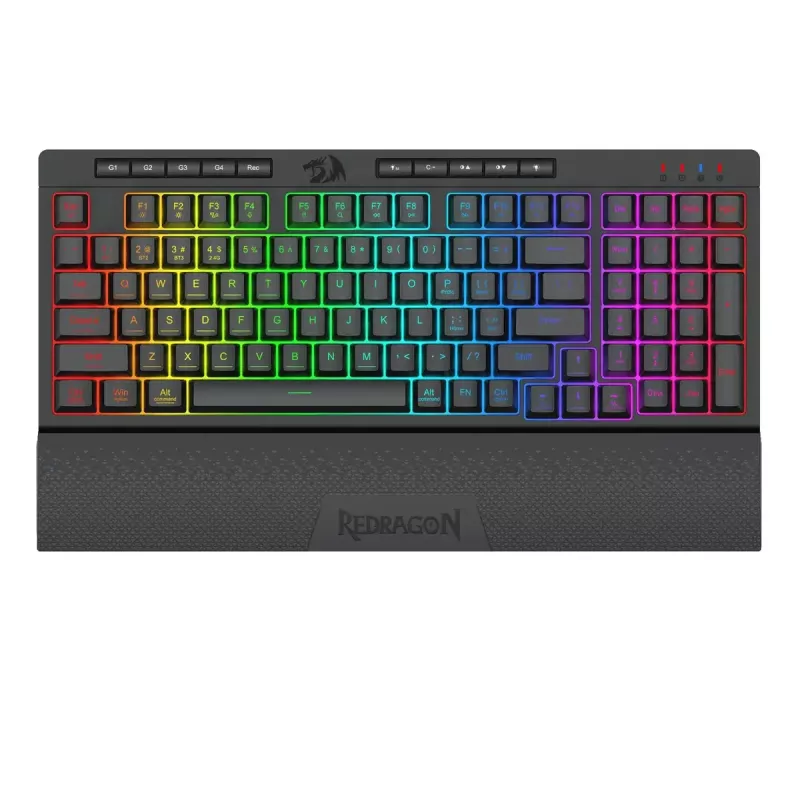 Klávesnica REDRAGON K515-RGB SHIVA 98 USB čierna membránová káblová
