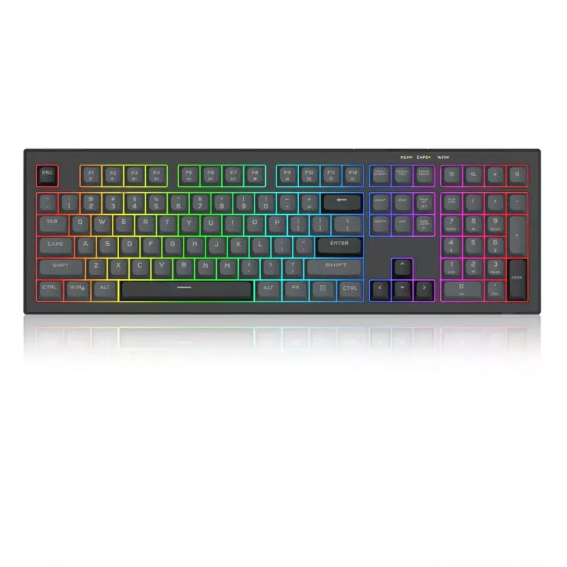 Klávesnica REDRAGON K518-RGB-GB Crux káblová USB čierna membránová