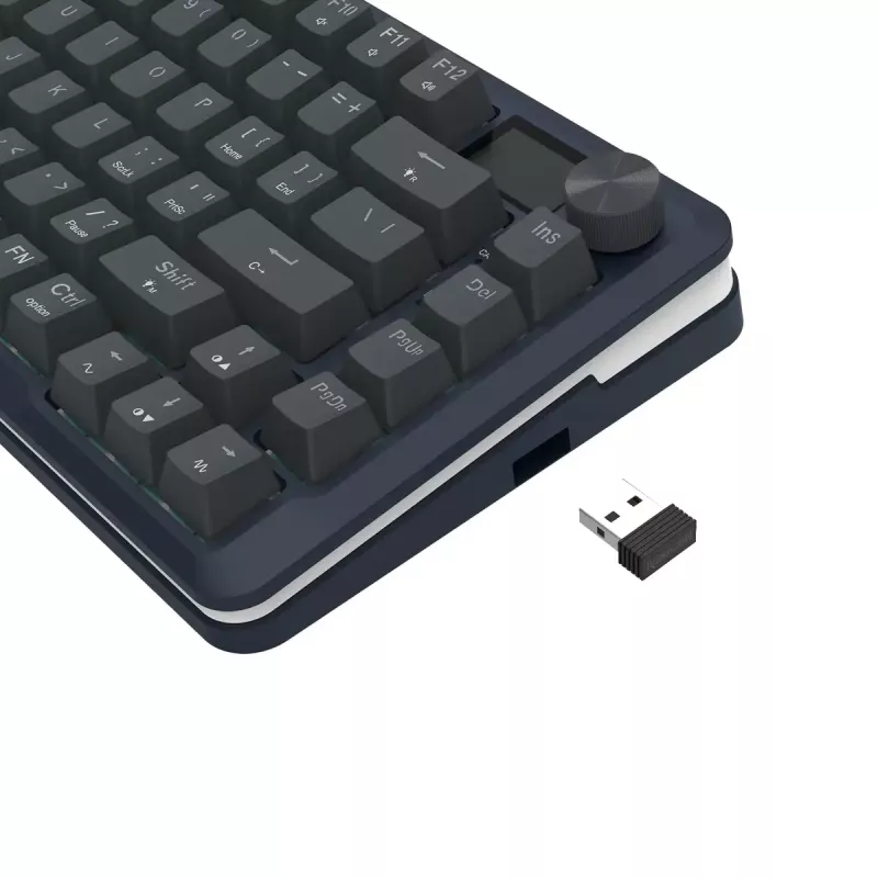 Mechanická klávesnica REDRAGON K708-RGB-PRO s USB, RF Wireless a Bluetooth, 1,5 m kábel, čierna, 0,76 kg