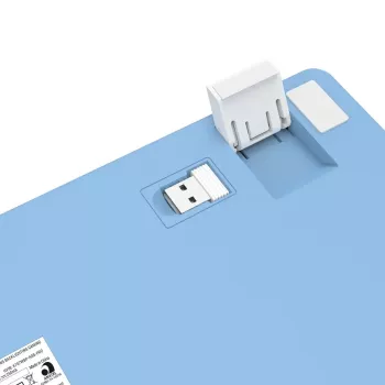 Mechanická klávesnica REDRAGON K707WBP-RGB-PRO káblová USB modrá biela
