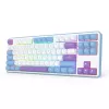 Mechanická klávesnica REDRAGON K707WBP-RGB-PRO káblová USB modrá biela