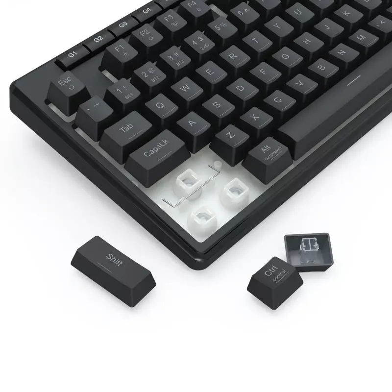 REDRAGON K516RGB-PRO SHIVA PRO 87 klávesnica USB RF Wireless Bluetooth čierna