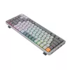 Mechanická klávesnica REDRAGON K652GG-RGB-PRO káblová bezdrôtová Bluetooth sivá