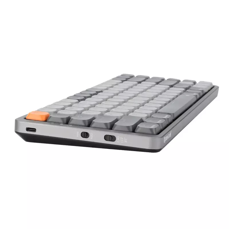 Mechanická klávesnica REDRAGON K652GG-RGB-PRO káblová bezdrôtová Bluetooth sivá