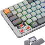 Mechanická klávesnica REDRAGON K652GG-RGB-PRO káblová bezdrôtová Bluetooth sivá