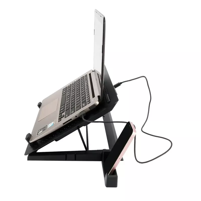 Chladiaca podložka pod notebook REDRAGON GCP500 Ivy ergonomický dizajn 5 ventilátorov