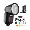 Kompaktný blesk Godox V1-C čierny 1,5 s doba nabíjania 420 g