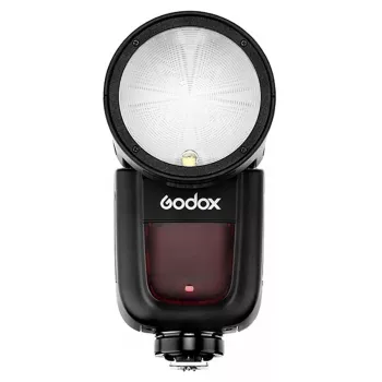 Kompaktný blesk Godox V1-C čierny 1,5 s doba nabíjania 420 g