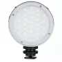 Godox R1 okrúhle 5 W RGB svetlo čierna strieborná na batérie