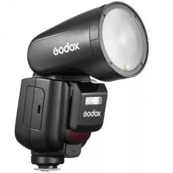 Blesk na kameru Godox V1Pro čierny 1,5 s doba nabíjania