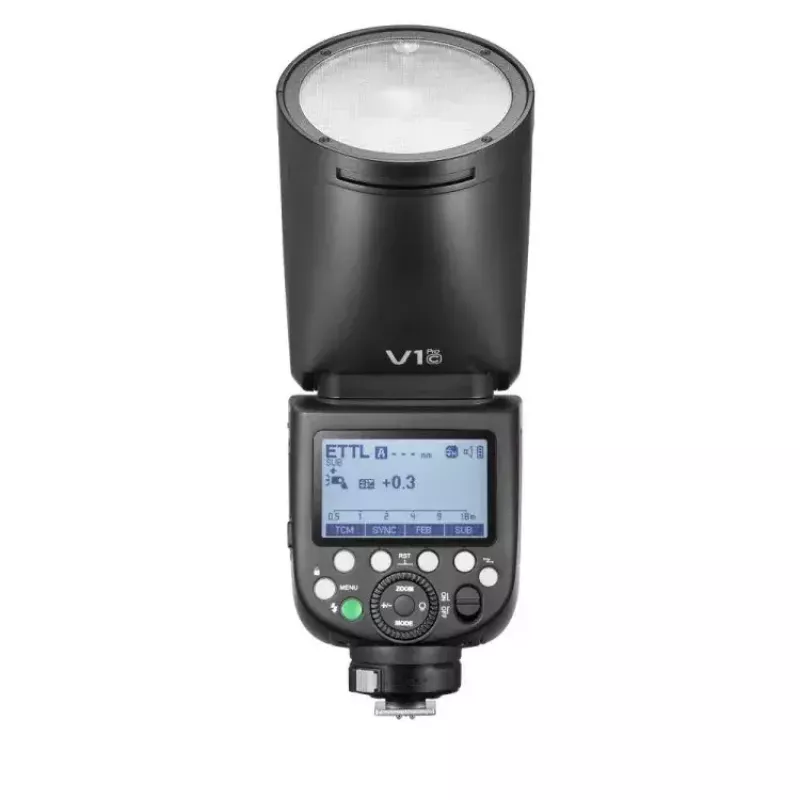 Videoleuchta Godox V1Pro čierna 1,5 s doba nabíjania