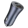 Auto nabíjačka Baseus TZCCJD-0G 40W tmavosivá — USB napájací zdroj do auta, 40W výstup