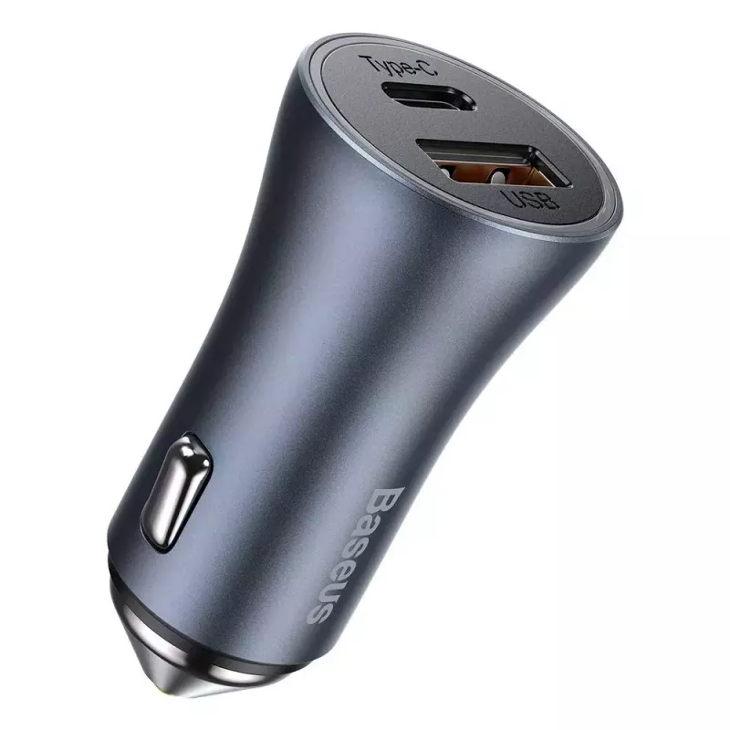 Auto nabíjačka Baseus TZCCJD-0G 40W tmavosivá — USB napájací zdroj do auta, 40W výstup
