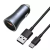Auto nabíjačka Baseus TZCCJD-0G 40W tmavosivá — USB napájací zdroj do auta, 40W výstup