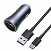 Auto nabíjačka Baseus TZCCJD-0G 40W tmavosivá — USB napájací zdroj do auta, 40W výstup