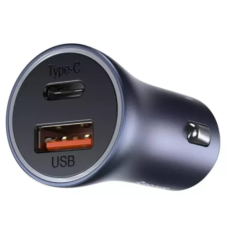 Auto nabíjačka Baseus TZCCJD-0G 40W tmavosivá — USB napájací zdroj do auta, 40W výstup