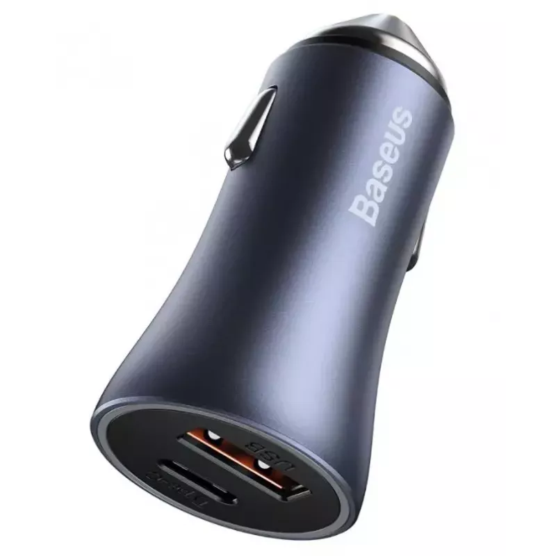 Auto nabíjačka Baseus TZCCJD-0G 40W tmavosivá — USB napájací zdroj do auta, 40W výstup