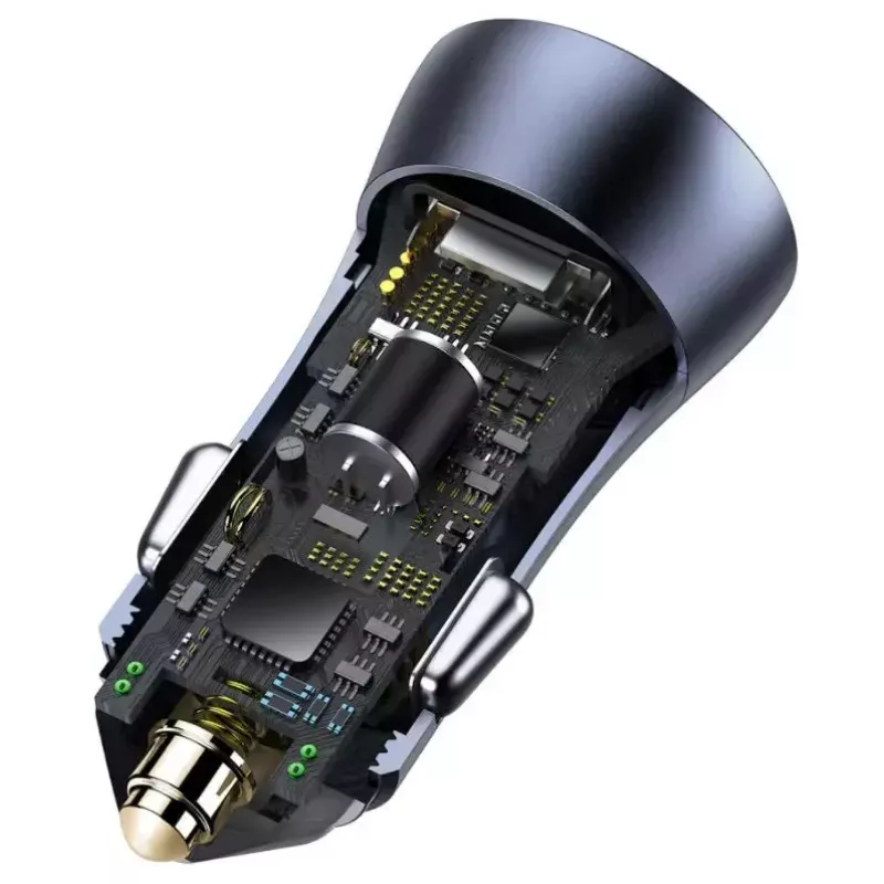 Auto nabíjačka Baseus TZCCJD-0G 40W tmavosivá — USB napájací zdroj do auta, 40W výstup