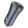 Auto nabíjačka Baseus TZCCJD-0G 40W tmavosivá — USB napájací zdroj do auta, 40W výstup
