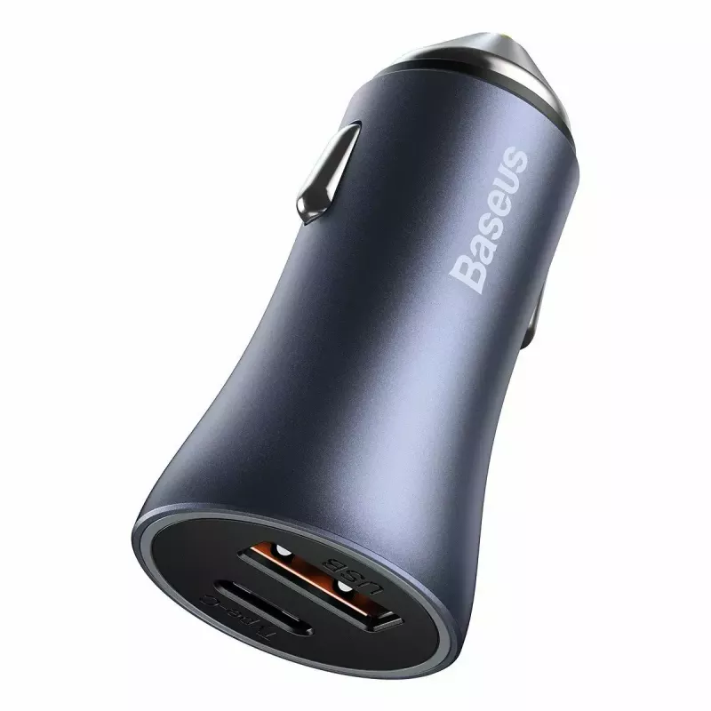 Auto nabíjačka Baseus TZCCJD-0G 40W tmavosivá — USB napájací zdroj do auta, 40W výstup