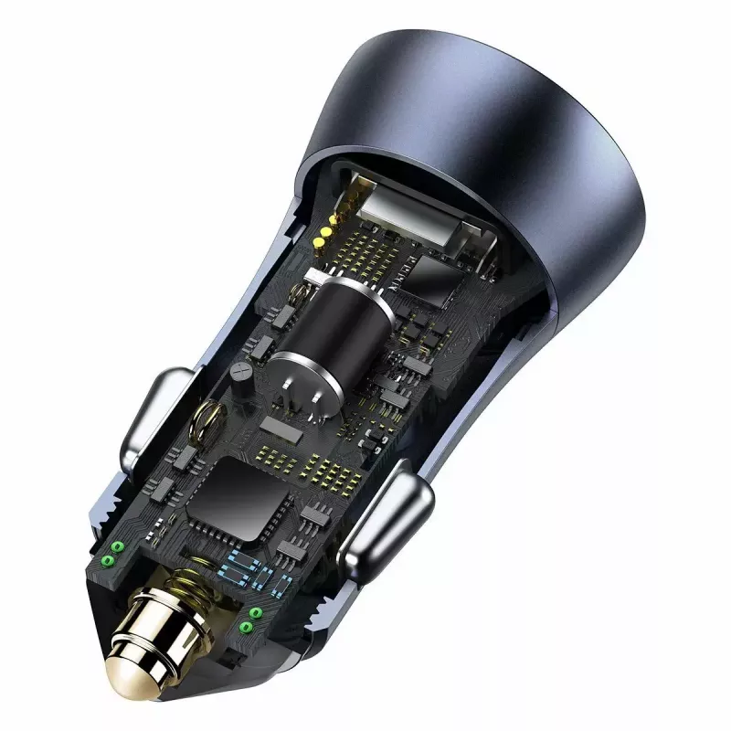 Auto nabíjačka Baseus TZCCJD-0G 40W tmavosivá — USB napájací zdroj do auta, 40W výstup