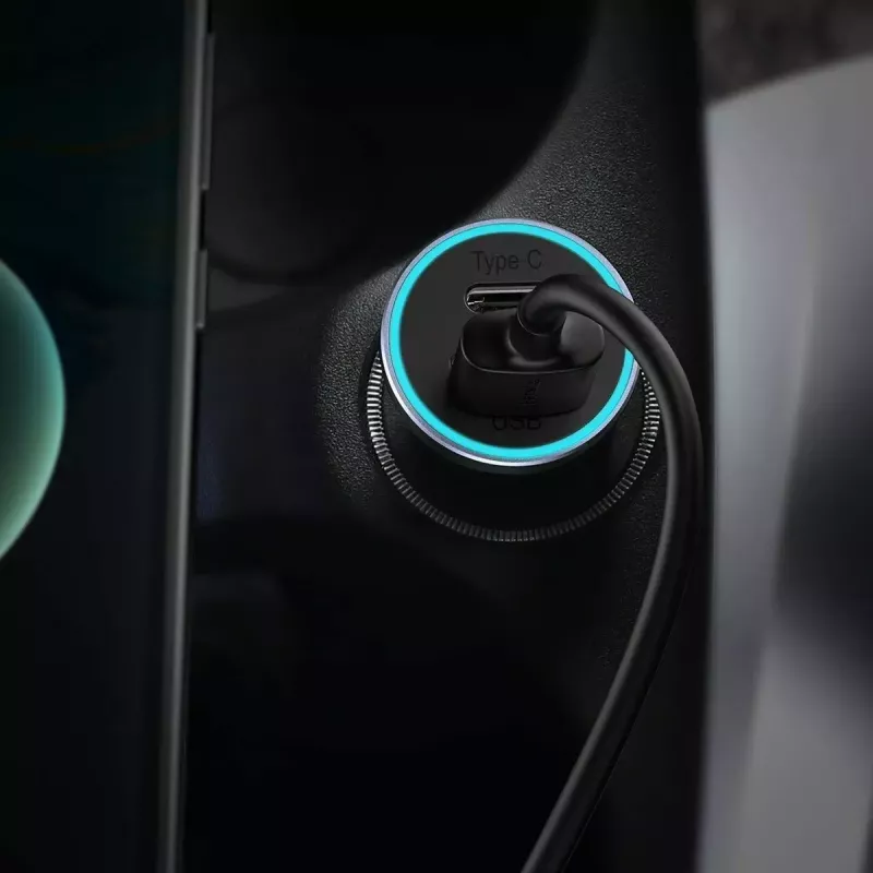 Auto nabíjačka Baseus TZCCJD-0G 40W tmavosivá — USB napájací zdroj do auta, 40W výstup