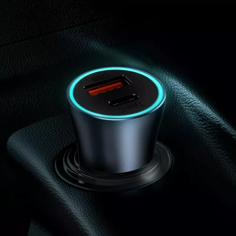 Auto nabíjačka Baseus TZCCJD-0G 40W tmavosivá — USB napájací zdroj do auta, 40W výstup