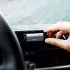Aktívny držiak Baseus Steel Cannon mobilný telefón čierny strieborný