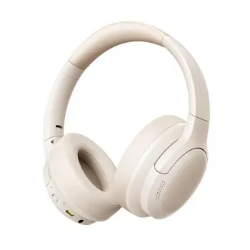 Bezdrôtové Bluetooth 6.0 slúchadlá Baseus Bass BH1 Lite — biela