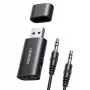 UGREEN Bluetooth audio adaptér UGR1207BLK Bluetooth 5.1 s 3,5-mm AUX výstupom