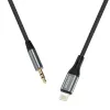 DUDAO audio kábel Lightning - minikonektor 3,5 mm, 1 m, sivý L11PRO