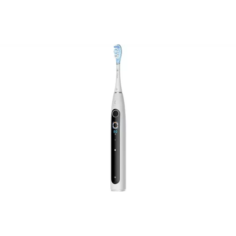 Elektrická zubná kefka OCLEAN X Pro 20 S v bielej farbe s inteligentným tlakovým senzorom