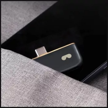 USB-C adaptér Rokid UNB23010 – 2x USB-C porty, čierny