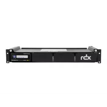 Overland-Tandberg 1,5-HE rackmount QuadPAK pre 1–4 externé RDX mechaniky, 19 palcov, čierny