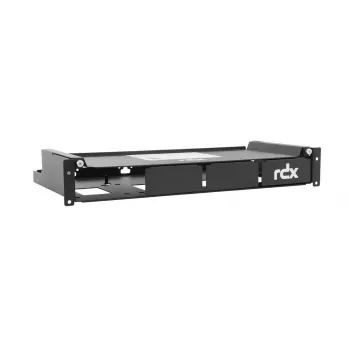Overland-Tandberg 1,5-HE rackmount QuadPAK pre 1–4 externé RDX mechaniky, 19 palcov, čierny
