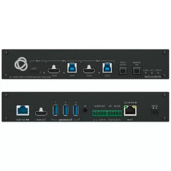 Video prepínač Kramer Electronics SWT3-31-HU-TR HDMI MiniDP VGA USB-C