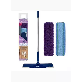 Bona CA102085 suchý a mokrý mikrovláknový mop modrý laminát dlažba drevo