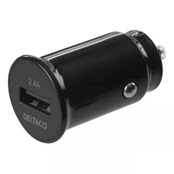 Auto nabíjačka Deltaco USB-CAR123 univerzálna čierna