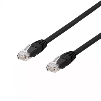 Sieťový kábel Deltaco TP-620UV RJ-45 Cat6 20 m čierny