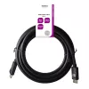 DisplayPort kábel Deltaco DP8K-1050-LSZH 5 m čierny