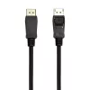 DisplayPort kábel DELTACO DP-1020D-FLEX 2 m, DisplayPort na DisplayPort, konektor samec–konektor samec, čierny