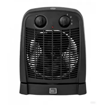 Teplovzdušný ventilátor Emerio FH-111910.2 — 2000 W, oscilácia, nastaviteľný termostat, čierny