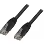 Sieťový kábel Deltaco TP-611S RJ-45 Cat6 1,5 m čierny