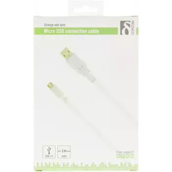 USB kábel Deltaco MICRO-100